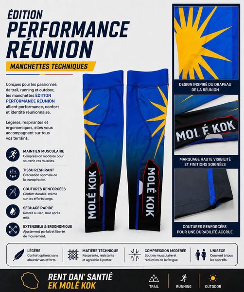 Manchettes Performance Réunion : le nouvel indispensable Molé Kok® arrive