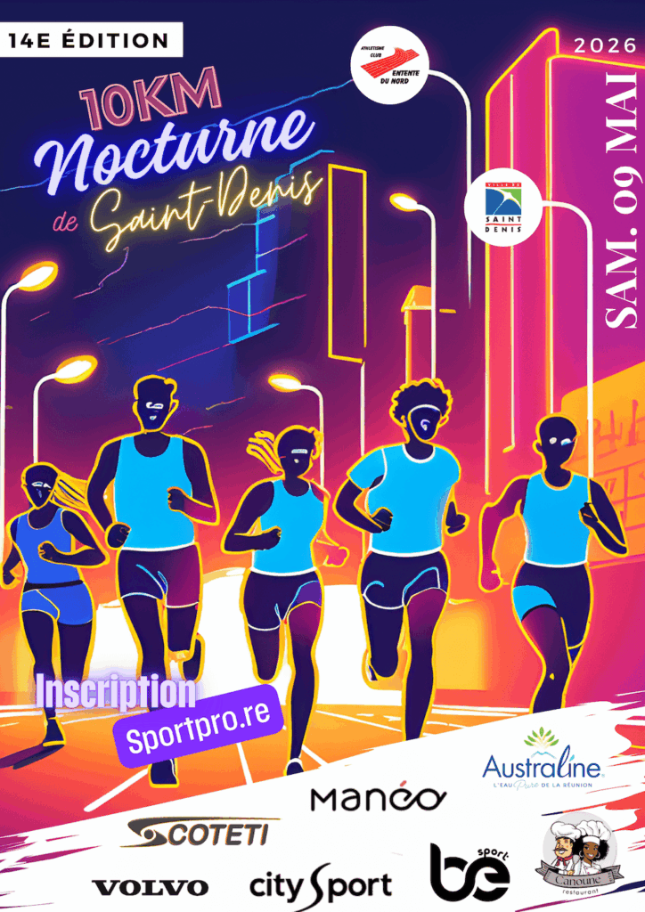 Affiche 10 km Nocturne de Saint-Denis 2026