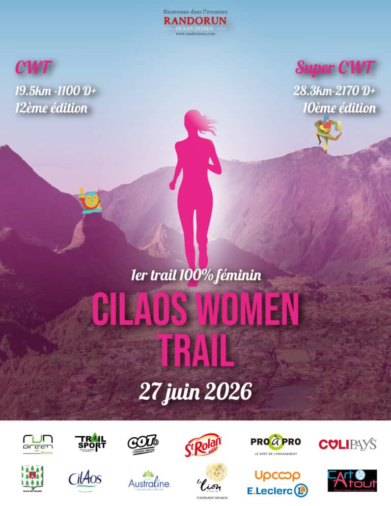 Affiche Cilaos Women Trail 2026