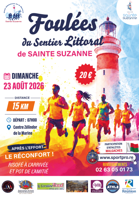 Affiche Foulées du Sentier Littoral 2026
