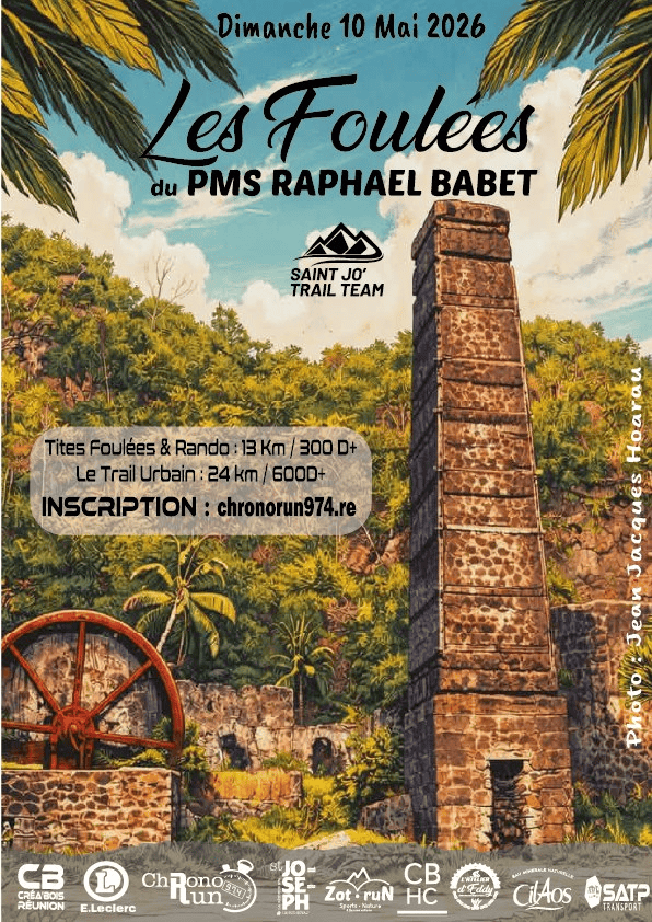 Affiche Foulées du PMS Raphaël Babet 2026