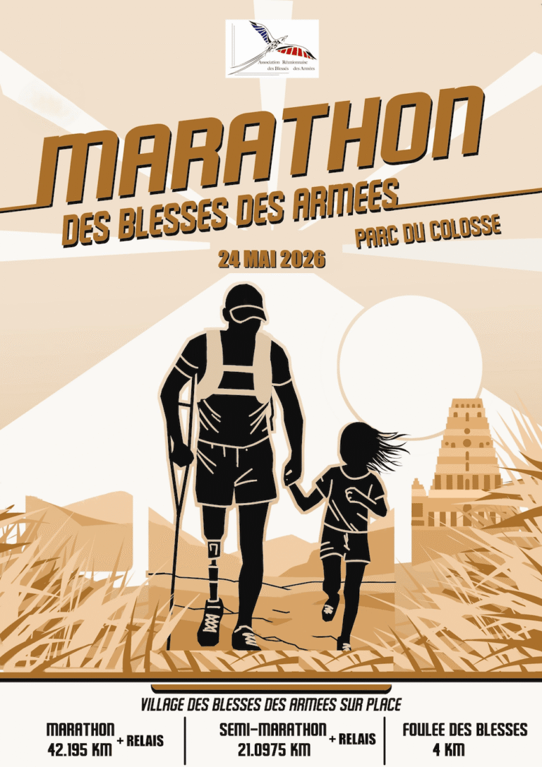 Affiche Marathon des Blessés des Armées 2026