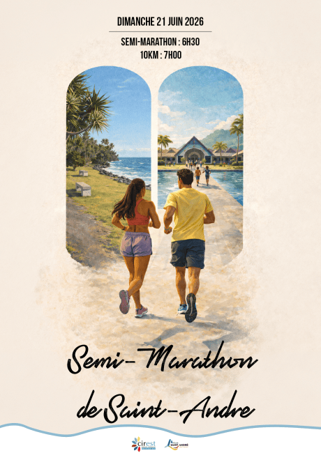 Affiche Semi-Marathon de Saint-André 2026