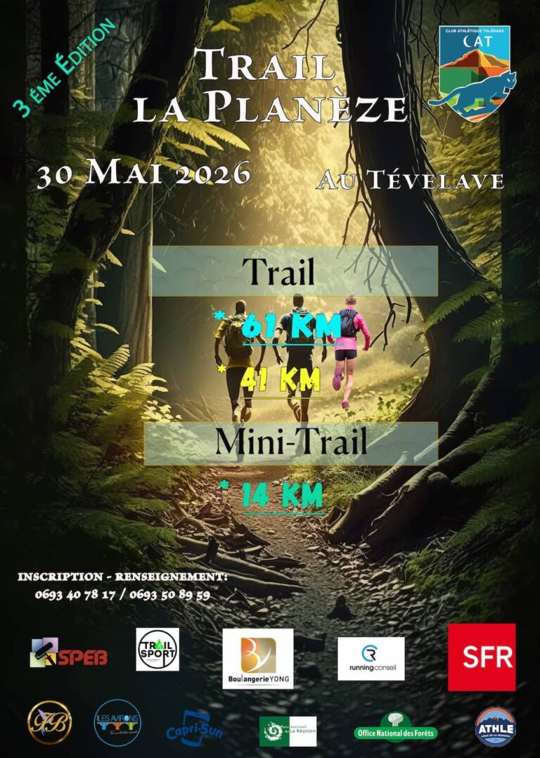 Affiche Trail La Planèze 2026