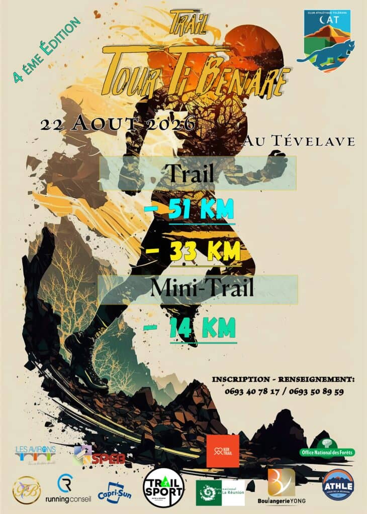 Affiche Trail Tour Ti Bénare 2026