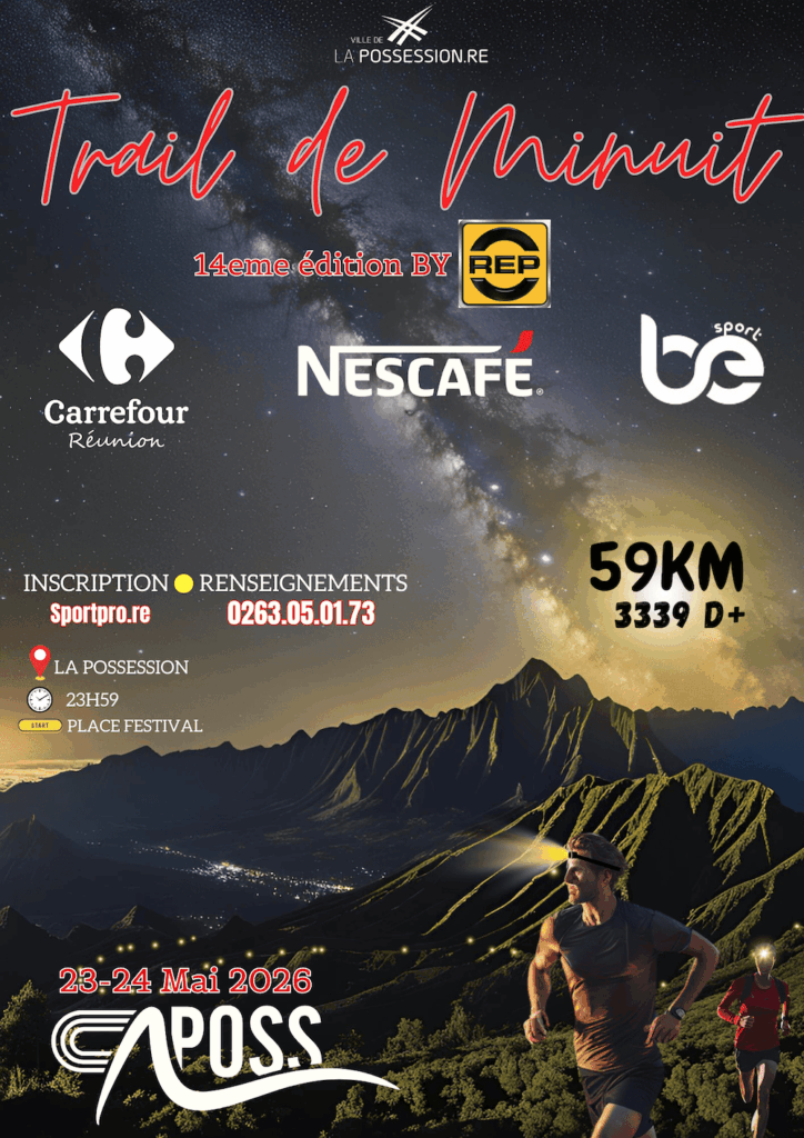 Affiche Trail de Minuit
