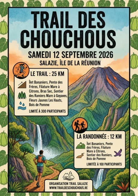 Affiche Trail des Chouchous 2026