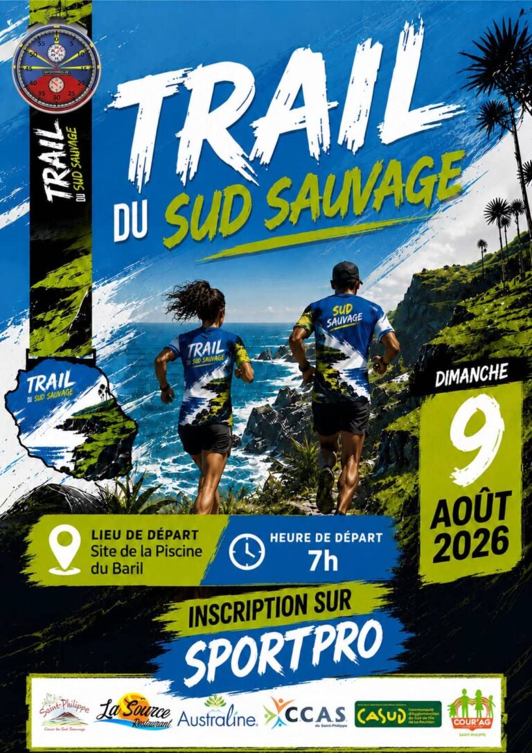 Affiche Trail du Sud Sauvage 2026