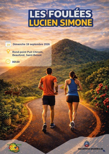 Affiche Foulées Lucien Simone 2026