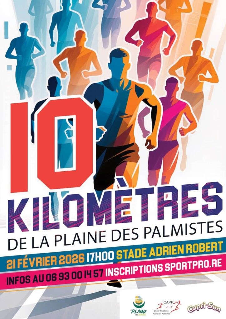Affiche 10 km de la Plaine des Palmistes 2026