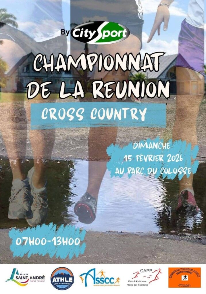Affiche Championnat Réunion Cross Country 2026