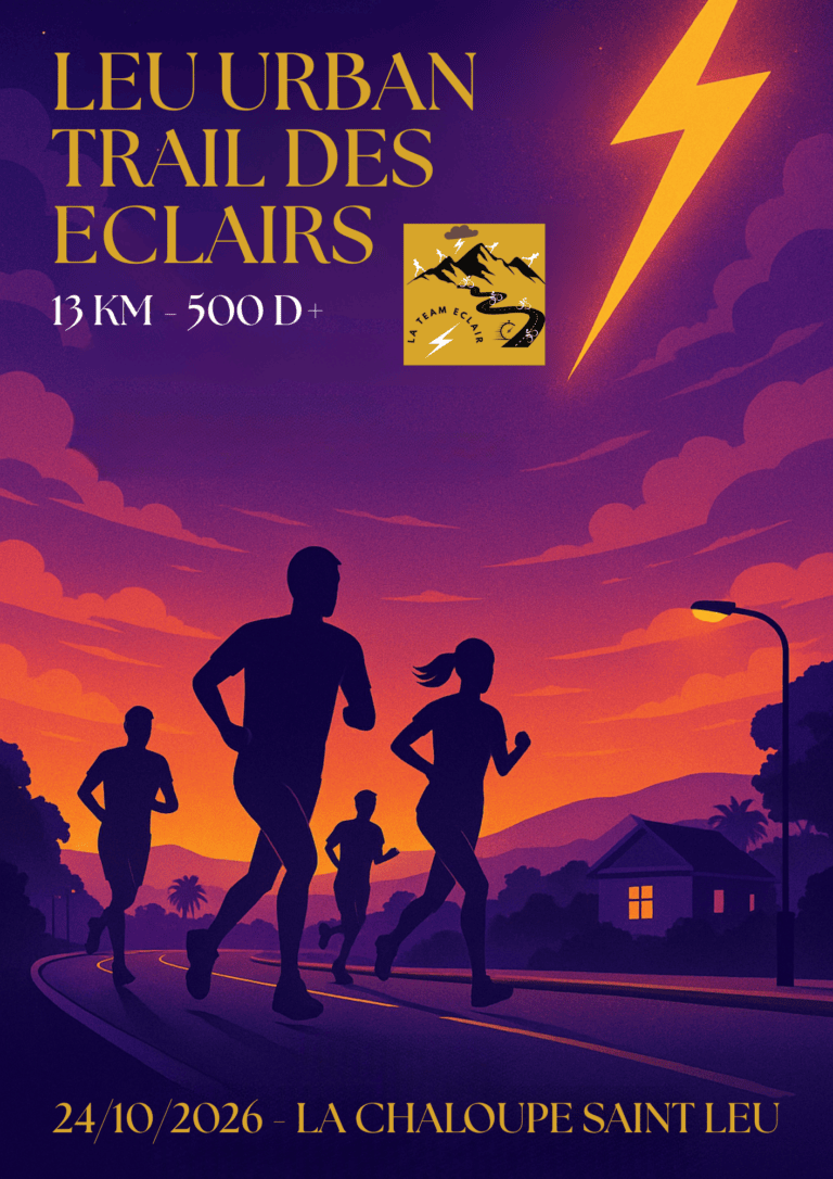 Affiche Leu Urban Trail des Eclairs 2026