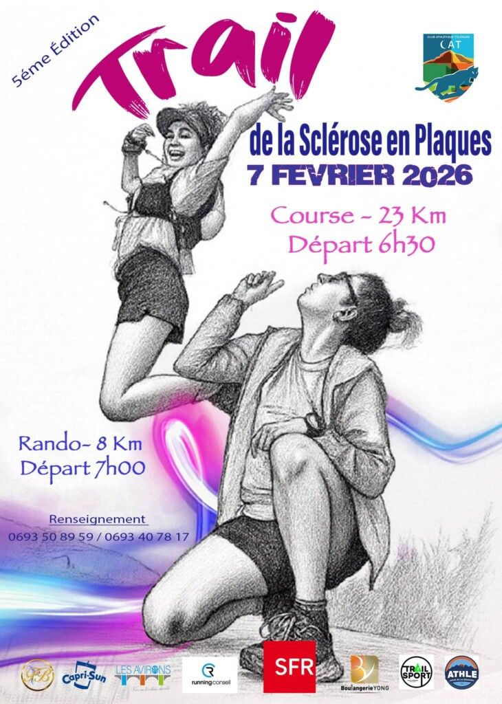 Affiche Trail de la Sclérose en Plaques 2026
