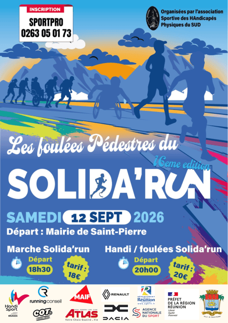 Affiche Foulées Solida'Run 2026