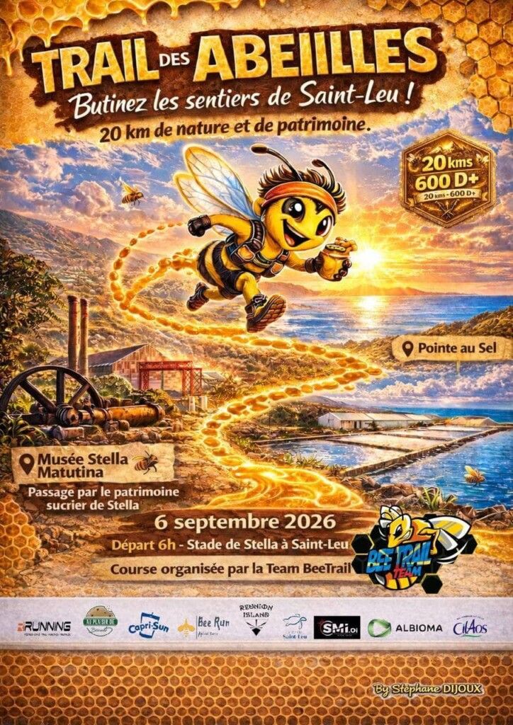Affiche Trail des Abeilles 2026