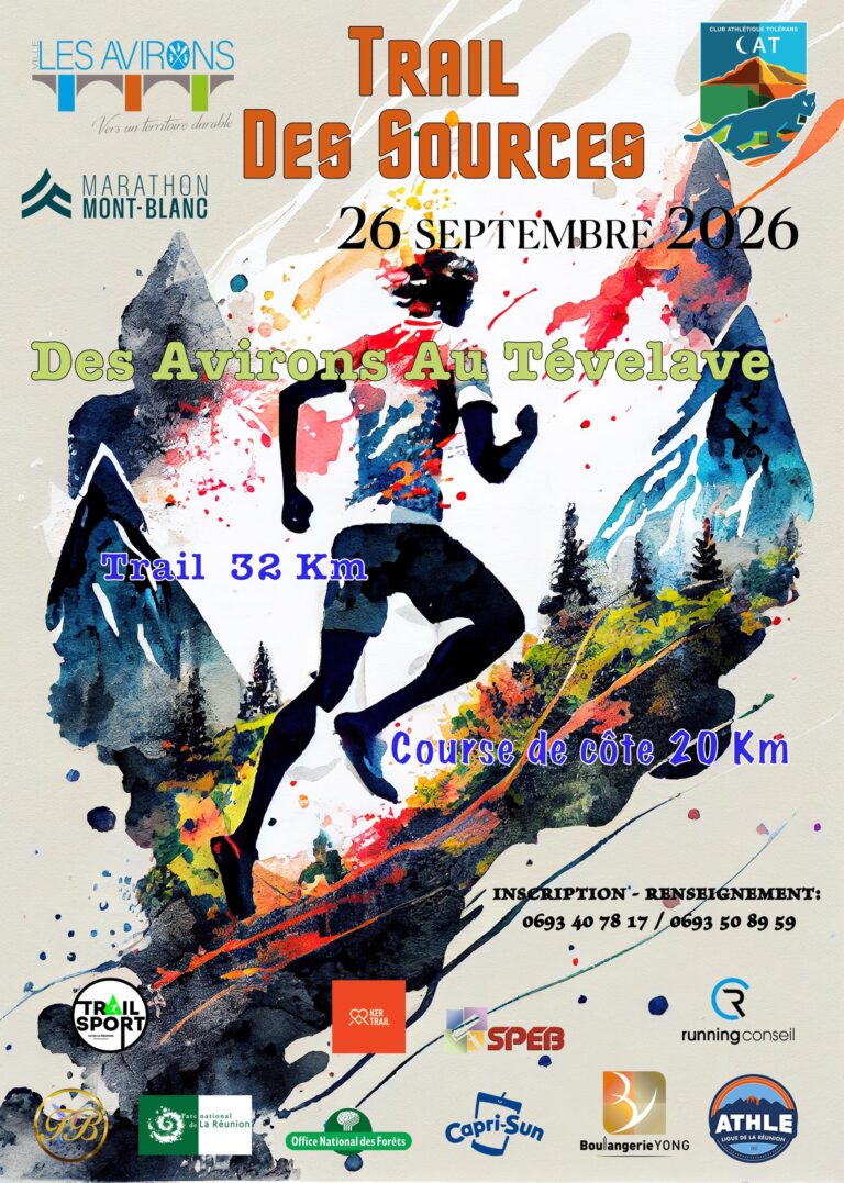 Affiche Trail des Sources 2026