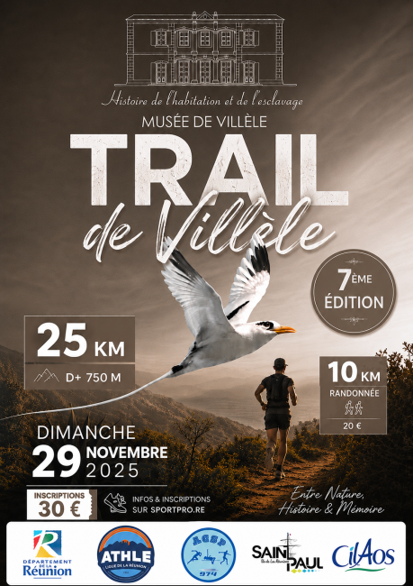 Affiche Trail de Villèle 2026
