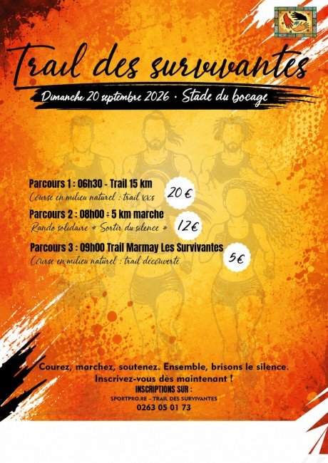 Affiche Trail des Survivantes 2026
