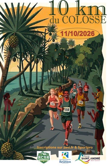 Affiche 10 km du Colosse 2026
