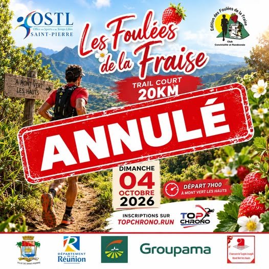 Affiche Foulées de la Fraise 2026