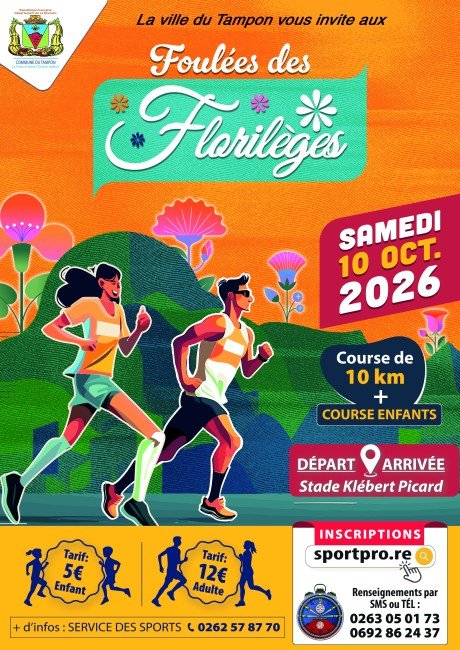 Affiche Foulées des Florilèges 2026