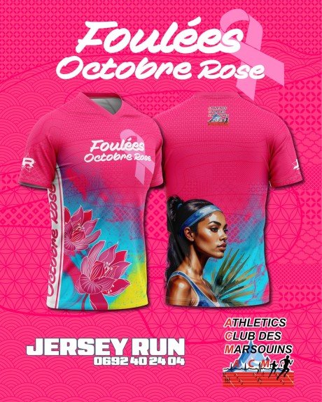 Affiche Foulées Octobre Rose 2026