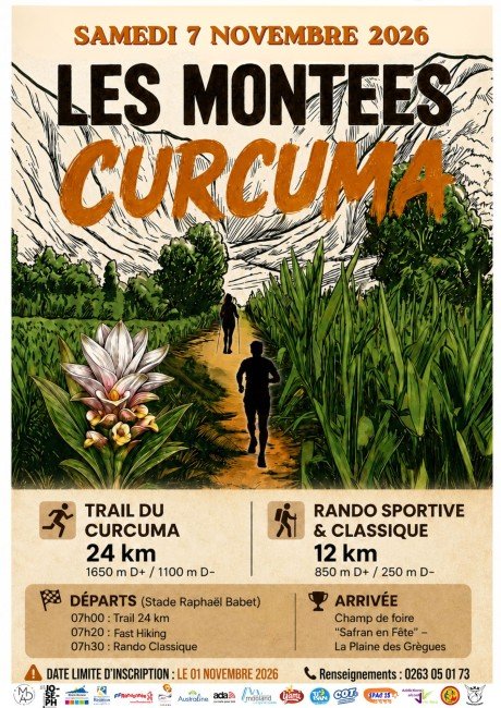 Affiche Trail du Curcuma 2026